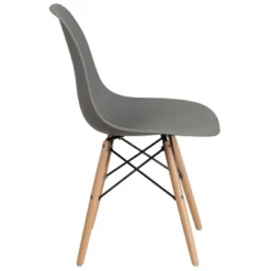 Flash Furniture Elon Series Plastic Chair With Wooden Legs -Lush Living Store GUEST 634cddf0 876f 48ec 8b34 c51be845ca7d