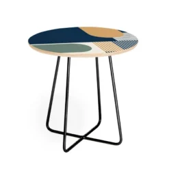 Sheila Wenzel-Ganny Cool Color Palette Pattern Side Round Table - Deny Designs -Lush Living Store GUEST 63627a00 69a2 46ed a6d6 b5e610cb56b4