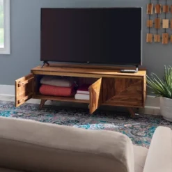 Haltom Console Brown - Powell Company -Lush Living Store GUEST 637e6c10 21c8 4958 a729 c9c982874d7d