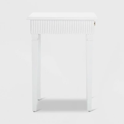 Atwood Side Table With Drawer White - Finch 7 Atwood Side Table With Drawer White - Finch - Image 5
