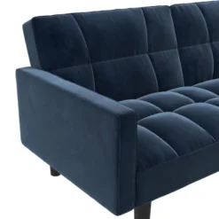 Holly Convertible Sofa Sleeper Futon With Arms - Room & Joy -Lush Living Store GUEST 644976c5 83bb 48be 819f 15a6109d0ab3