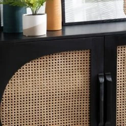 Leilani Cane Console Table - Powell -Lush Living Store GUEST 64ab86a2 9d20 46b2 9489 cf40f9ded1f8