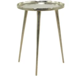 Mid-Century Modern Metal Accent Table - Olivia & May -Lush Living Store GUEST 64af9a80 65b4 43f3 a8ce 86005cb02bca