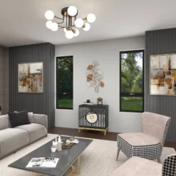 Art Deco Contemporary Mirrored Wood Cabinet Black - Olivia & May 38 Art Deco Contemporary Mirrored Wood Cabinet Black - Olivia & May -Lush Living Store GUEST 6518006c 3d86 4f06 ac12 dbd013261e44