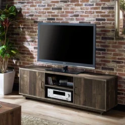 Fraire Contemporary TV Stand For TVs Up To 60" Reclaimed Oak - HOMES: Inside + Out -Lush Living Store GUEST 6547916e 9785 46cb 83df b2fd7d390f5e