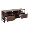 Folia TV Stand For TVs Up To 60" Walnut/Black - Lumisource -Lush Living Store GUEST 6556d7ac e8f1 4b24 a22b e039f53822b9