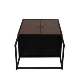 Arina 2 Door Leatherette With Bands Weaving Vision High Accent Cabinet With Adjustable Shelf - The Pop Maison -Lush Living Store GUEST 6564c61e 58b5 426c 9b6d c4f34c62ab82