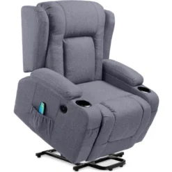 Best Choice Products Electric Power Lift Linen Recliner Massage Chair Furniture W/ USB Port, Heat, Cupholders 22 Best Choice Products Electric Power Lift Linen Recliner Massage Chair Furniture W/ USB Port, Heat, Cupholders -Lush Living Store GUEST 6596e210 937d 40bc 80de 6c4a65324cb1