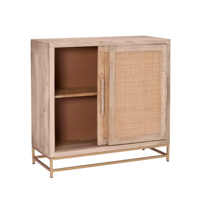 Gordon Sliding Door Cabinet Natural - Powell Company 4 Gordon Sliding Door Cabinet Natural - Powell Company - Image 2