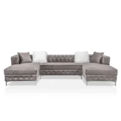 Elmhurst U Shaped Glam Tufted Sectional - HOMES: Inside + Out -Lush Living Store GUEST 65bcba5b cedd 43c0 b276 e3c9f580ef6a