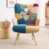 FERPIT Upholstered Wingback Accent Chair & Rocking Chair With Rubberwood Legs & Rockers -Lush Living Store GUEST 65d7e3e1 eecf 43b4 83f0 748b6a8de99f