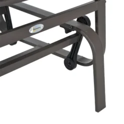 Outsunny Gliding Lounger Chair, Outdoor Swinging Chair With Smooth Rocking Arms And Lightweight Construction For Patio Backyard -Lush Living Store GUEST 65dd7b68 e79b 4f03 b09d 3d626d23560f