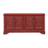 Joseph 4 Door Storage Credenza/Sideboard Burnished Red - Treasure Trove 1 Joseph 4 Door Storage Credenza/Sideboard Burnished Red - Treasure Trove -Lush Living Store GUEST 65fb8fe2 ff0f 46c8 b90b 45eae99b64fd
