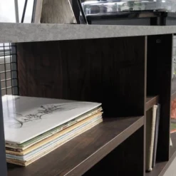 Market Commons TV Stand For TVs Up To 60" Walnut - Sauder -Lush Living Store GUEST 664ecd70 c359 4e3f bbaf e46830530c18