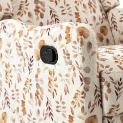 Bernd Transitional Comfy Wingback Manual Swivel Glider Recliner With Built-in S-spring And Metal Base | KARAT HOME -Lush Living Store GUEST 66561330 76e8 4a35 b645 c7d1dd5b597a