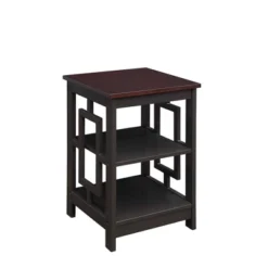 Town Square End Table With Shelves - Breighton Home -Lush Living Store GUEST 666e141b 0ccf 4dc9 ab55 313f521d4a7e