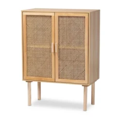 Maclean Rattan Wood 2 Door Storage Cabinet Natural/Brown - Baxton Studio 14 Maclean Rattan Wood 2 Door Storage Cabinet Natural/Brown - Baxton Studio -Lush Living Store GUEST 6670d36c 9e36 4601 a777 cc8c26adfbb6