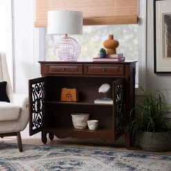 Julio Console Light Cherry - Powell Company -Lush Living Store GUEST 66eb0810 19b1 48ed b025 5730c7780ae6