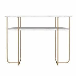 Athena Console Table White Marble - Novogratz -Lush Living Store GUEST 67031fe5 04a2 4854 93a8 ab23795b1b12
