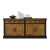 Toulouse Storage Credenza Honey/Black - Martin Furniture -Lush Living Store GUEST 6729fbbe 5a1f 467b 9fff d9942b7a209d