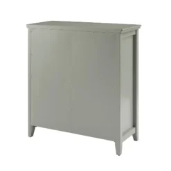 Largo Double Door Cabinet Gray - Linon -Lush Living Store GUEST 675f0446 214f 4df9 9228 1a053ee67cc3