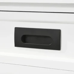 HOMCOM Console Table With 2 Storage Drawers And Open Shelf, Modern Sofa Table For Hallway, Living Room, Or Bedroom, White -Lush Living Store GUEST 67dc2a81 82b9 4fae 8a69 86aa300a301c