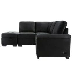 L-Shape Sleeper Sectional Sofa, Sofa Bed With Storage Ottoman & USB Charge-ModernLuxe -Lush Living Store GUEST 680c9cf1 e162 4eec a249 989128492ca5