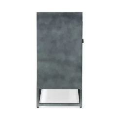 Conley Handcrafted Modern Industrial 2 Door Cabinet Gray/Black - Christopher Knight Home -Lush Living Store GUEST 6859c858 2ecb 40c9 8f4b ab93f6eb3734