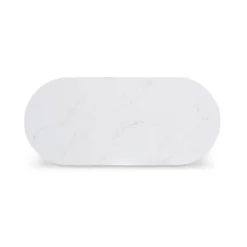 Mabel Metal Console Table With Faux Marble Tabletop Gold - Baxton Studio -Lush Living Store GUEST 68e0996c b78e 42df 9abd be87672f33c6