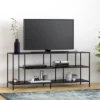 Three-Shelf TV Stand In Black - Henn&Hart -Lush Living Store GUEST 68f86439 68bc 4288 a4ef ea1cc7c5bb64