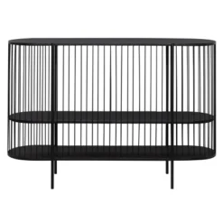 Contemporary Metal Console Table Black - Olivia & May -Lush Living Store GUEST 69421186 095e 460b 97be 6ec206fe1eef