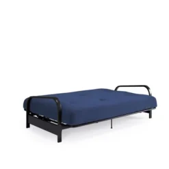 Full Axton Metal Arm Futon Frame With Mattress - Room & Joy -Lush Living Store GUEST 69a45935 aa5b 4e85 aacb 6f3e64ea6e26