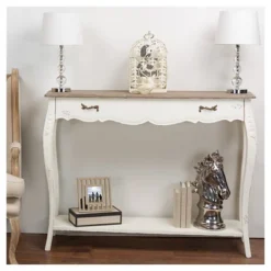 Bourbonnais Wood Traditional French Console Table - Baxton Studio -Lush Living Store GUEST 6a1c1d4e 69d3 459e 958a 1e34d47324d1