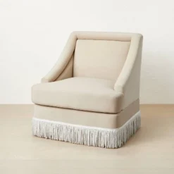 Alberhill Velvet Accent Chair With Fringe - Opalhouse™ Designed With Jungalow™ -Lush Living Store GUEST 6a2c8665 b5eb 4e71 9163 3f7b29c4d6c7