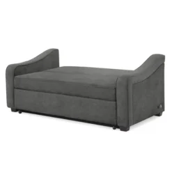 Nelson Convertible Futon Queen Sleeper Sofa Gray - Serta -Lush Living Store GUEST 6a40f5da 1cd5 405c 92fc e2283592246b