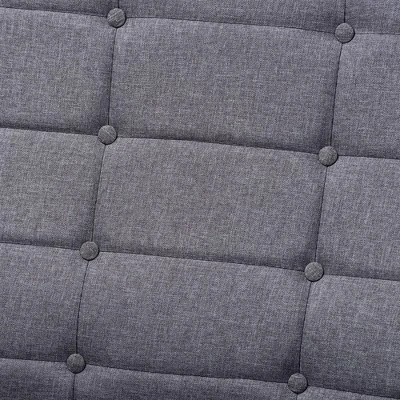 Larsen Wood Sofa Gray - Baxton Studio 4 Larsen Wood Sofa Gray - Baxton Studio - Image 2