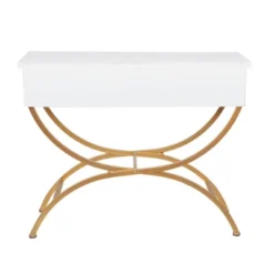Contemporary Pine Console Table White - Olivia & May -Lush Living Store GUEST 6aa91d02 fa4c 40d2 8454 c3694c7f274c