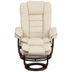 2pc Leather Recliner And Ottoman Set Beige - Flash Furniture -Lush Living Store GUEST 6ae421a3 6e90 43f8 86cb 7015725b6545