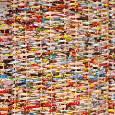 5 1/2 Ft. Tall Recycled Magazine Room Divider 4 Panels - Oriental Furniture 3 5 1/2 Ft. Tall Recycled Magazine Room Divider 4 Panels - Oriental Furniture