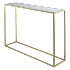Gold Coast Faux Marble Console Table Gold - Breighton Home -Lush Living Store GUEST 6b3fce56 8500 4548 a062 1c0f4a6a7d48