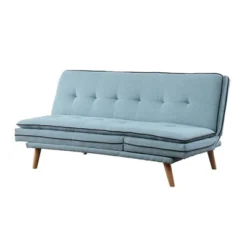 72" Savilla Sectional Sofa Blue Linen/Oak Finish - Acme Furniture 21 72" Savilla Sectional Sofa Blue Linen/Oak Finish - Acme Furniture -Lush Living Store GUEST 6b48662e 0d02 47ac 8ebb 21e16fc12689