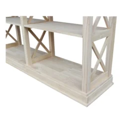 Hampton Sofa Server Table With Shelves - International Concepts -Lush Living Store GUEST 6bbf32dc 80ef 4155 9f22 f005755a5840