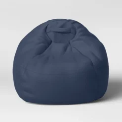 Canvas Kids' Bean Bag Navy - Pillowfort™ -Lush Living Store GUEST 6be4553e fc80 49b2 b655 16a9ea694aee