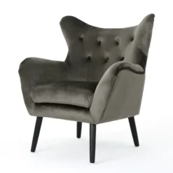 Alyssa New Velvet Armchair - Christopher Knight Home -Lush Living Store GUEST 6c83a62d 3a3b 4d0d a45b b4ba501001bd