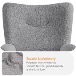 Yaheetech Modern Boucle Fabric Accent Chair For Living Room Bedroom -Lush Living Store GUEST 6cbc1098 18d1 4de3 9b29 bbbd9dbc8910