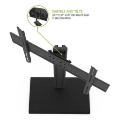 Kanto TTS100 Adjustable Table Top TV Mount With Integrated Cable Management For 37" - 65" TV -Lush Living Store GUEST 6cea0bc9 3d01 4c3a a7df f97320bdf957