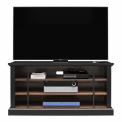 Hoffman Rustic TV Stand For TVs Up To 50" Black And Walnut - Room & Joy 15 Hoffman Rustic TV Stand For TVs Up To 50" Black And Walnut - Room & Joy -Lush Living Store GUEST 6cf88cbb 1aca 4df7 bc2b cdb62f503b8f