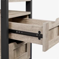 Yaheetech Narrow Sofa Side Table With Charging Station, Gray -Lush Living Store GUEST 6d17b810 9b23 4424 b0e2 48130239de68