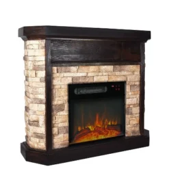 39" Freestanding Electric Fireplace Tan - Home Essentials -Lush Living Store GUEST 6d8b71ae 70a7 4ba1 8be1 faccc7fb94ef