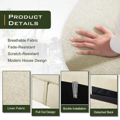 Creath Convertible Sectional Sofas, 3 Seat Couch-The Pop Home 5 Creath Convertible Sectional Sofas, 3 Seat Couch-The Pop Home - Image 3